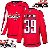 Capitals #39 Chiasson Red With Special Glittery Logo Adidas Jersey,baseball caps,new era cap wholesale,wholesale hats